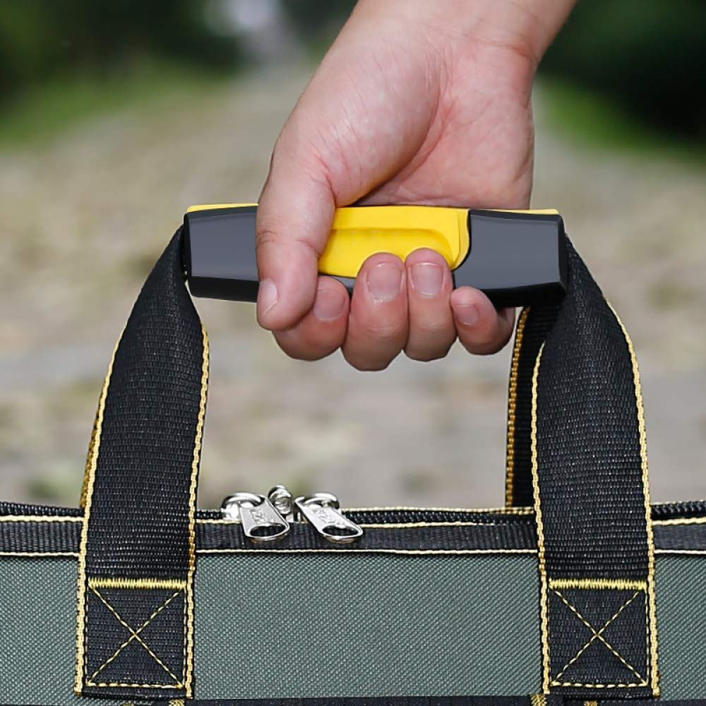 Bolsa de herramientas de boca ancha Oxford para electricista para herramientas y accesorios, diseño duradero y espacioso, ideal para uso profesional y doméstico