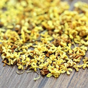 GOARTEA 250g / 8.8oz Natural Sweet Osmanthus Flower Tea Fragrant Osmanthus Flower Herbal Dried Buds