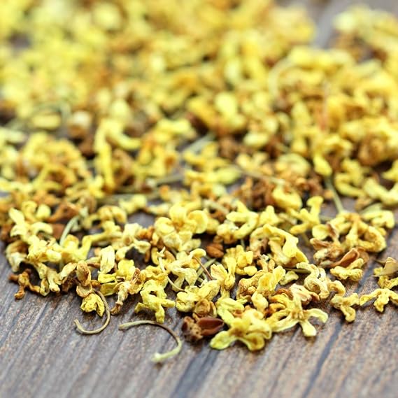 GOARTEA 250g / 8.8oz Natural Sweet Osmanthus Flower Tea Fragrant Osmanthus Flower Herbal Dried Buds