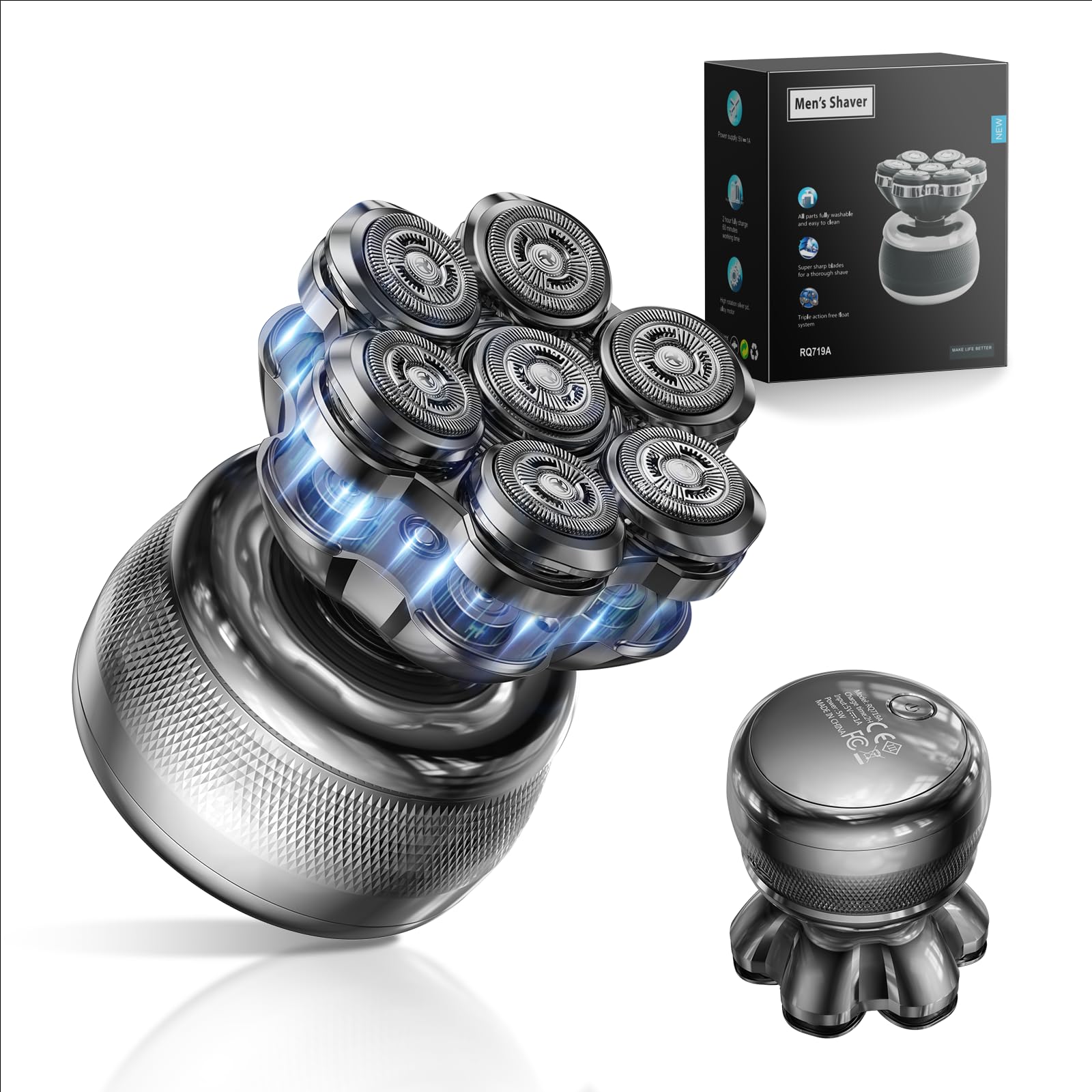 Head Shavers for Bald Men, 7D Electric Head Shavers for Men