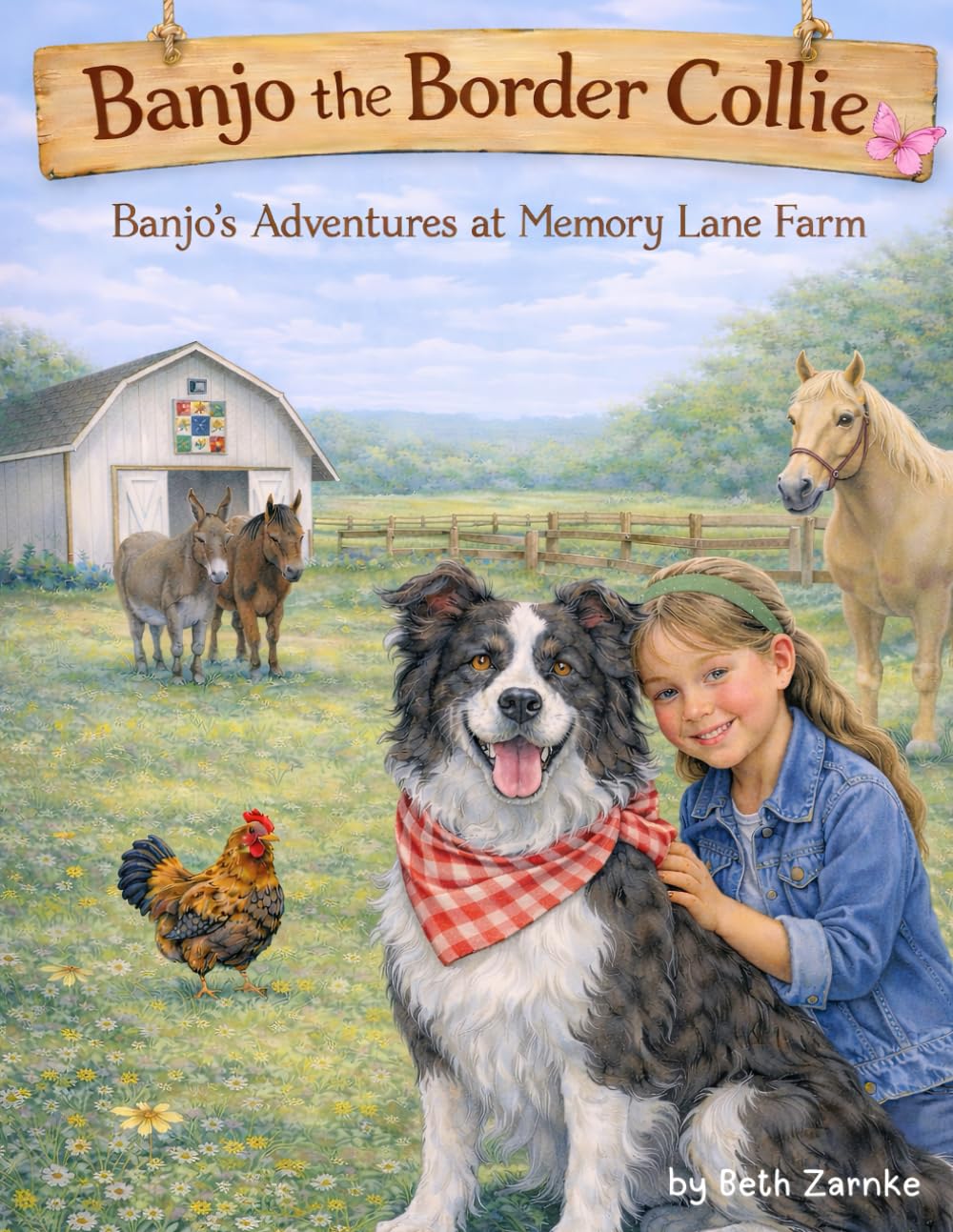 Banjo the Border Collie: Banjo's Adventures at Memory Lane Farm