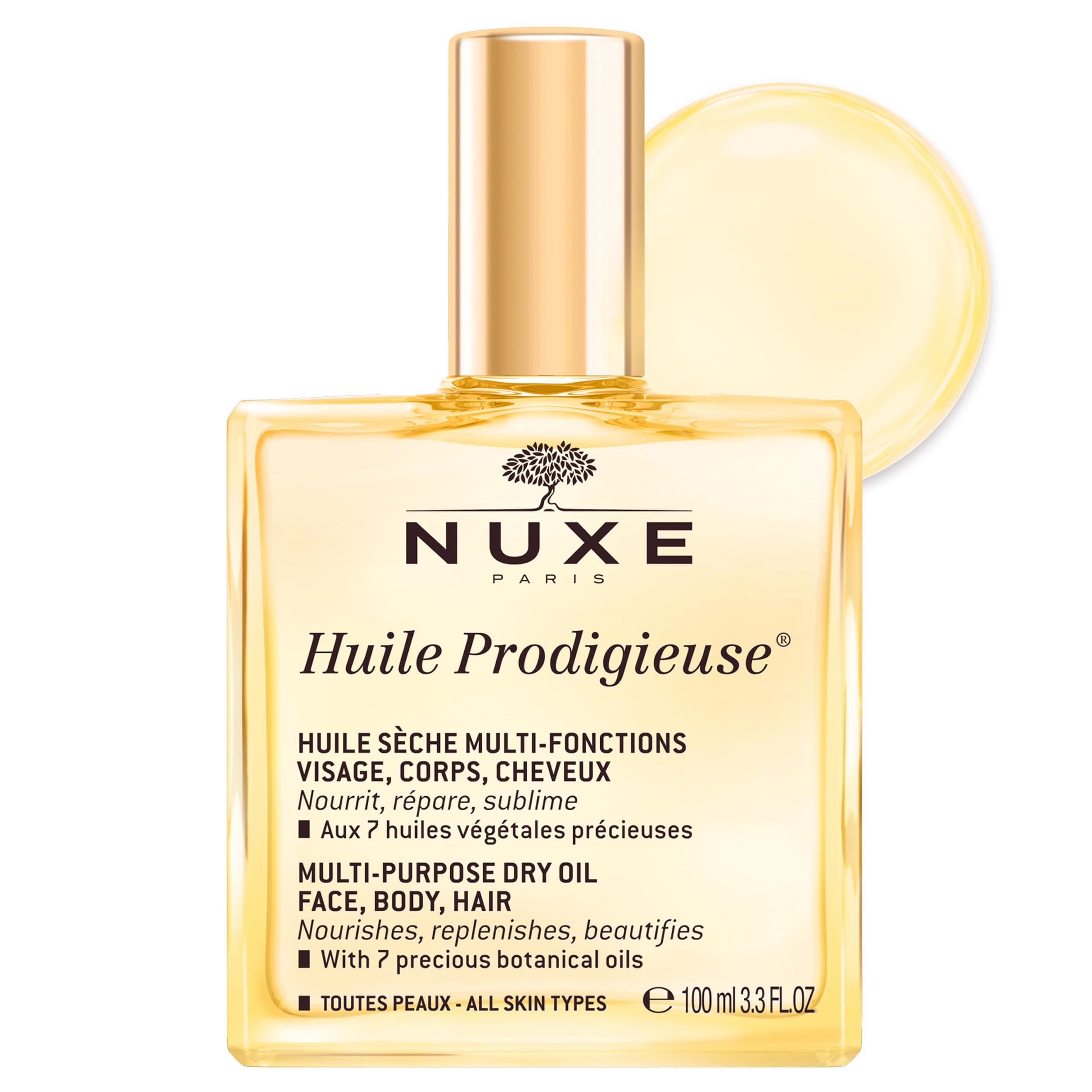 NUXE Huile Prodigieuse Multi-Purpose Dry Oil with 7 Botanical Oil…
