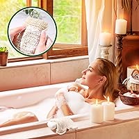 Vista 4 de Juego de accesorios de jabón que incluye jabonera de madera, jaboneras para bandeja de jabón de barra, bolsa de ahorro de jabón, bolsa de jabón