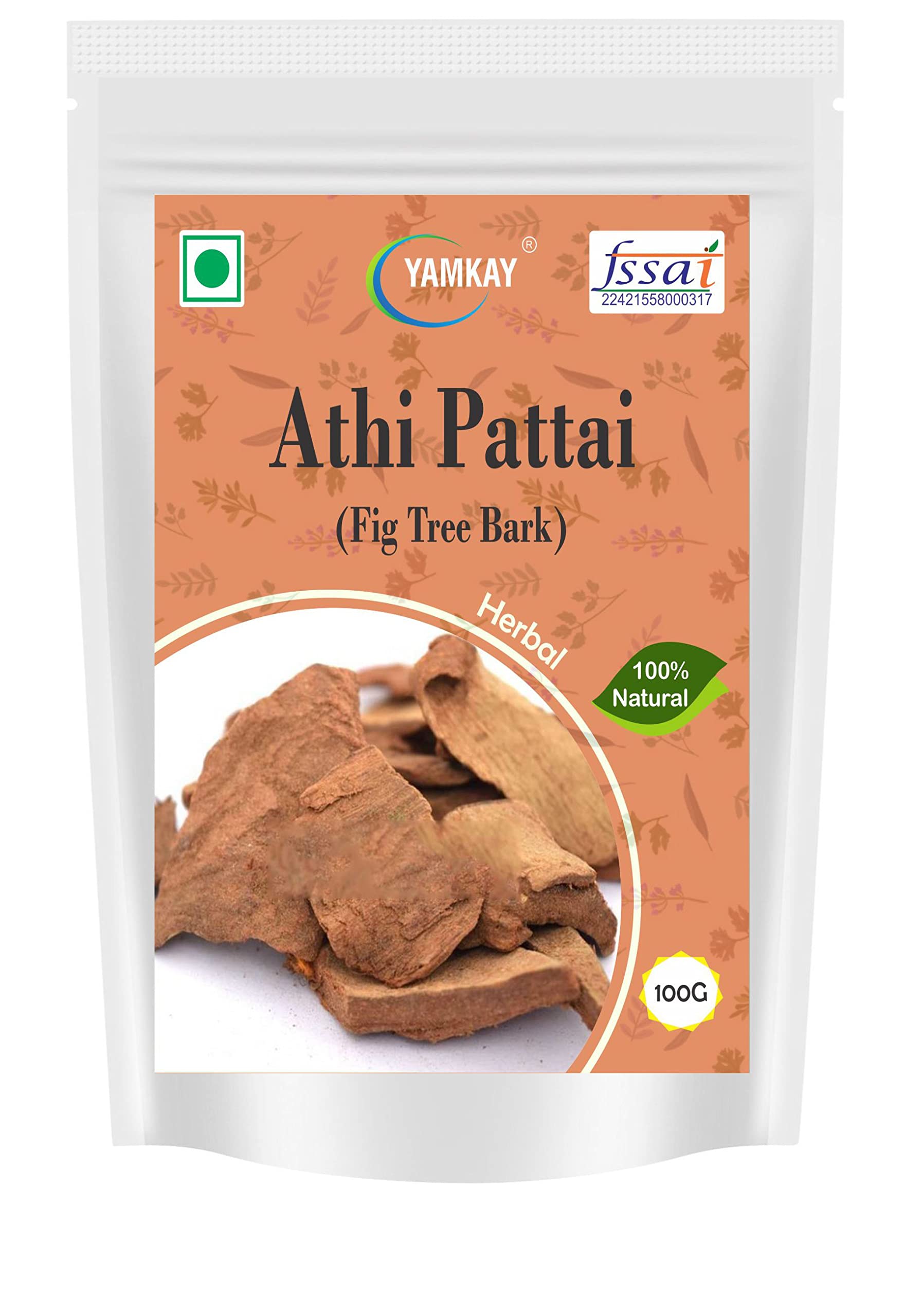 Yamkay Fig Tree Bark/Athi Pattai, 100G