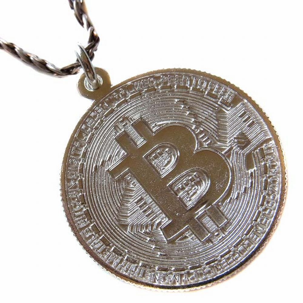 ビットコインモチーフ シルバーネックレス Amazon | [ジョンブレイズ] シルバー925製 暗号通貨 仮想通貨