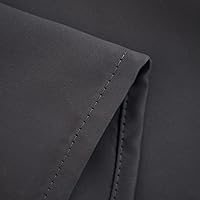 Vista 6 de Pickluc Cortinas opacas con cenefa de 18 pulgadas de largo, cortinas cortas con bolsillo para barra para ventana de cocina, baño, sala de estar