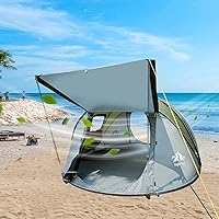 Vista 6 de Night Cat Pop-up Camping Tent: 2 Person Tent Waterproof Instant Easy Setup Family Tent