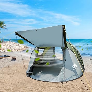 Night Cat Pop-up Camping Tent: 2 Person Tent Waterproof Instant Easy Setup Family Tent