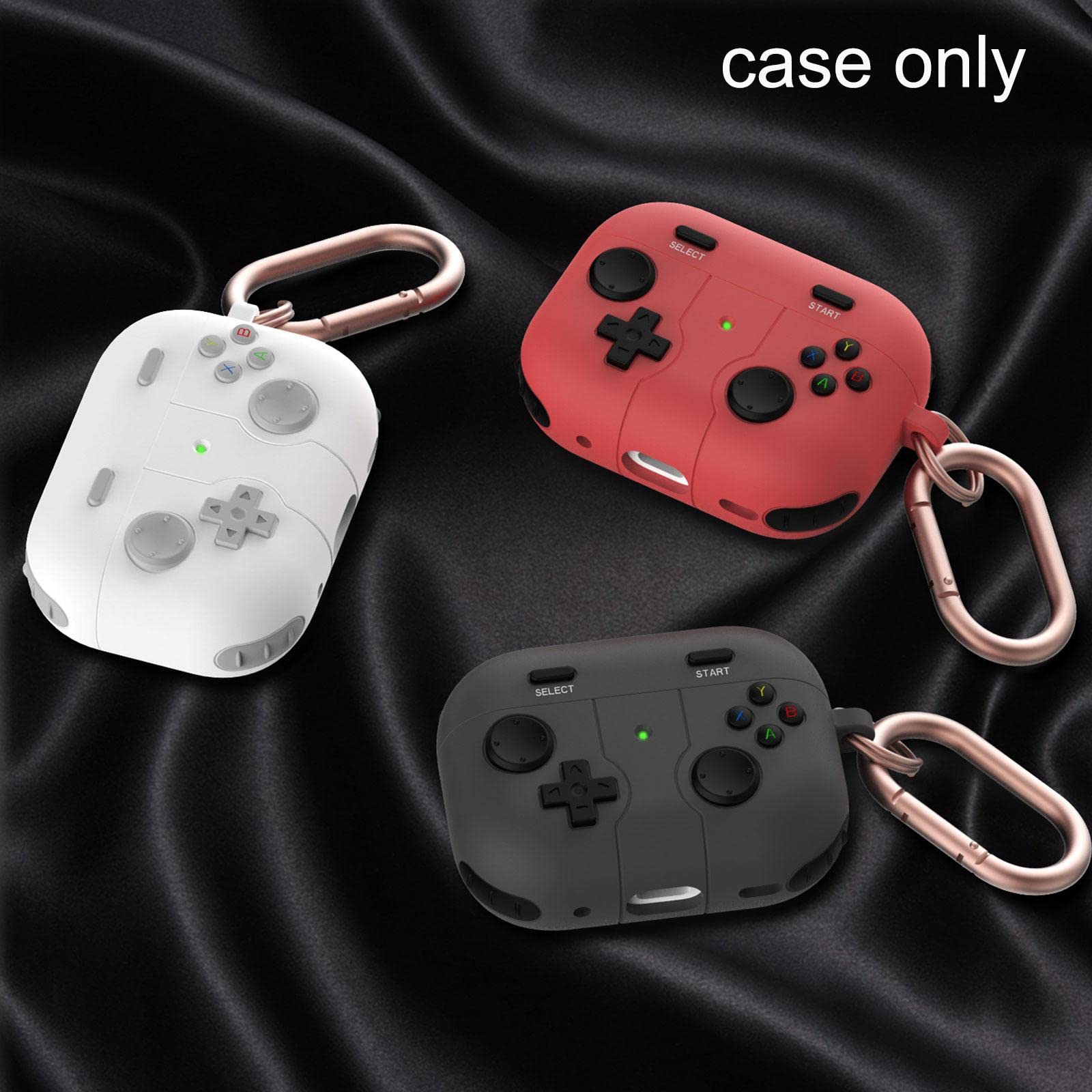 Coque souple pour AirPods Pro 2, design console de jeu, coque en silicone antichoc génération, coque en silicone 2ème