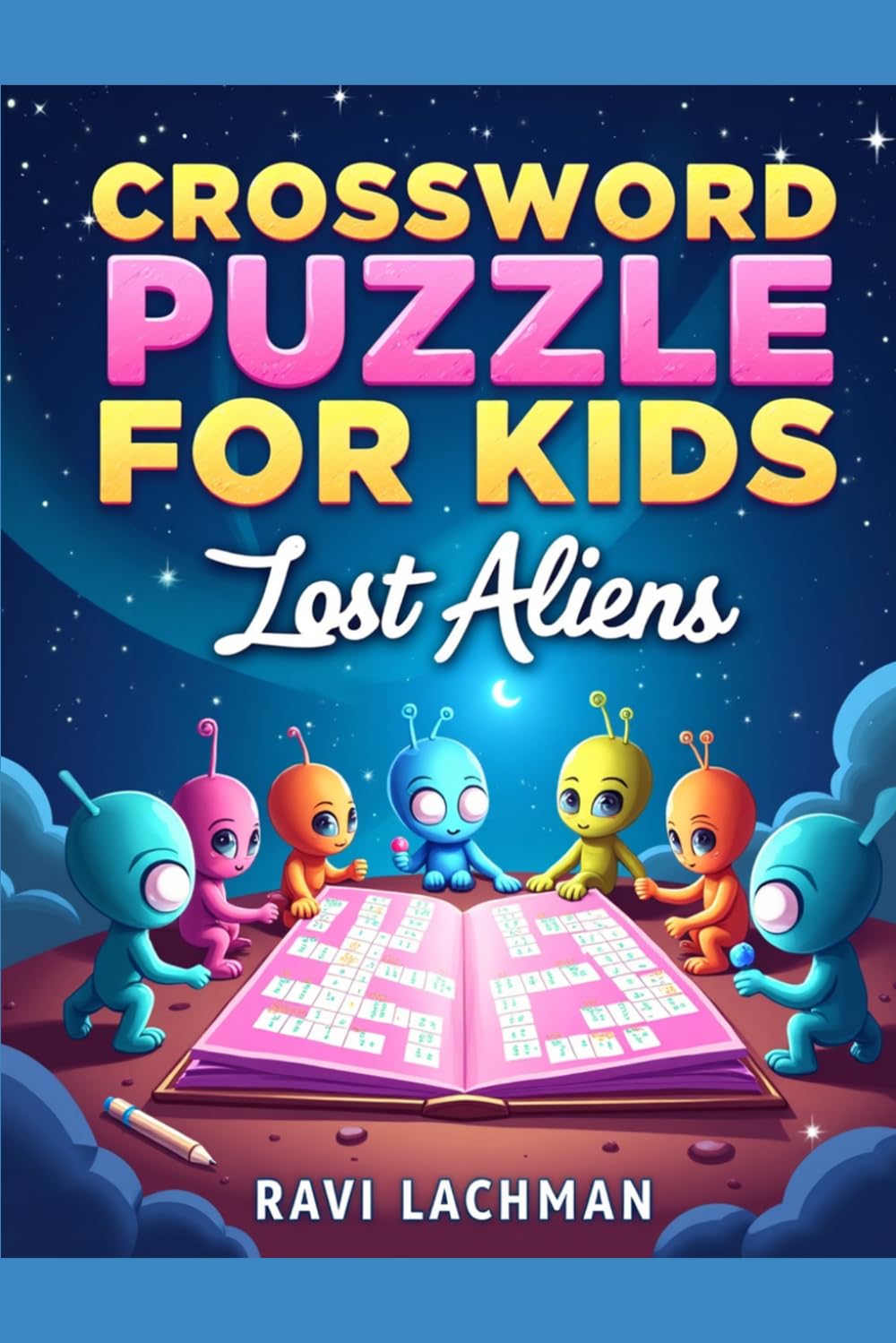 Crossword puzzle for kids - the lost aliens