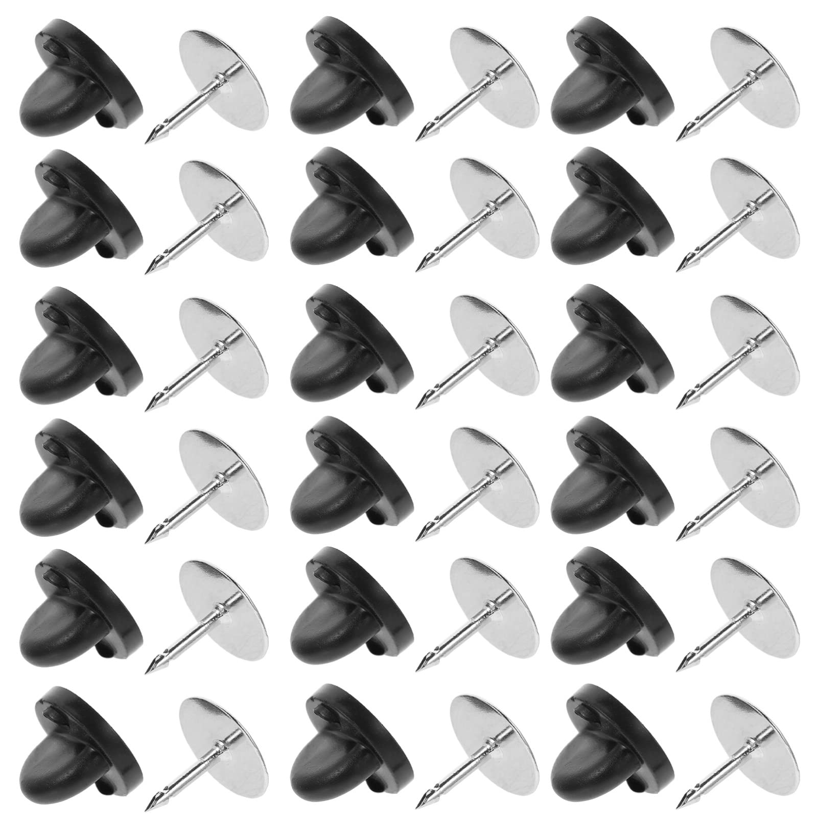 Holibanna 1Set Professional Brooch Pins Butterfly Clutch Accessory for Daily Use Tie Tack Badge Pin Secure Grip Smooth Opening for Jewelry Making