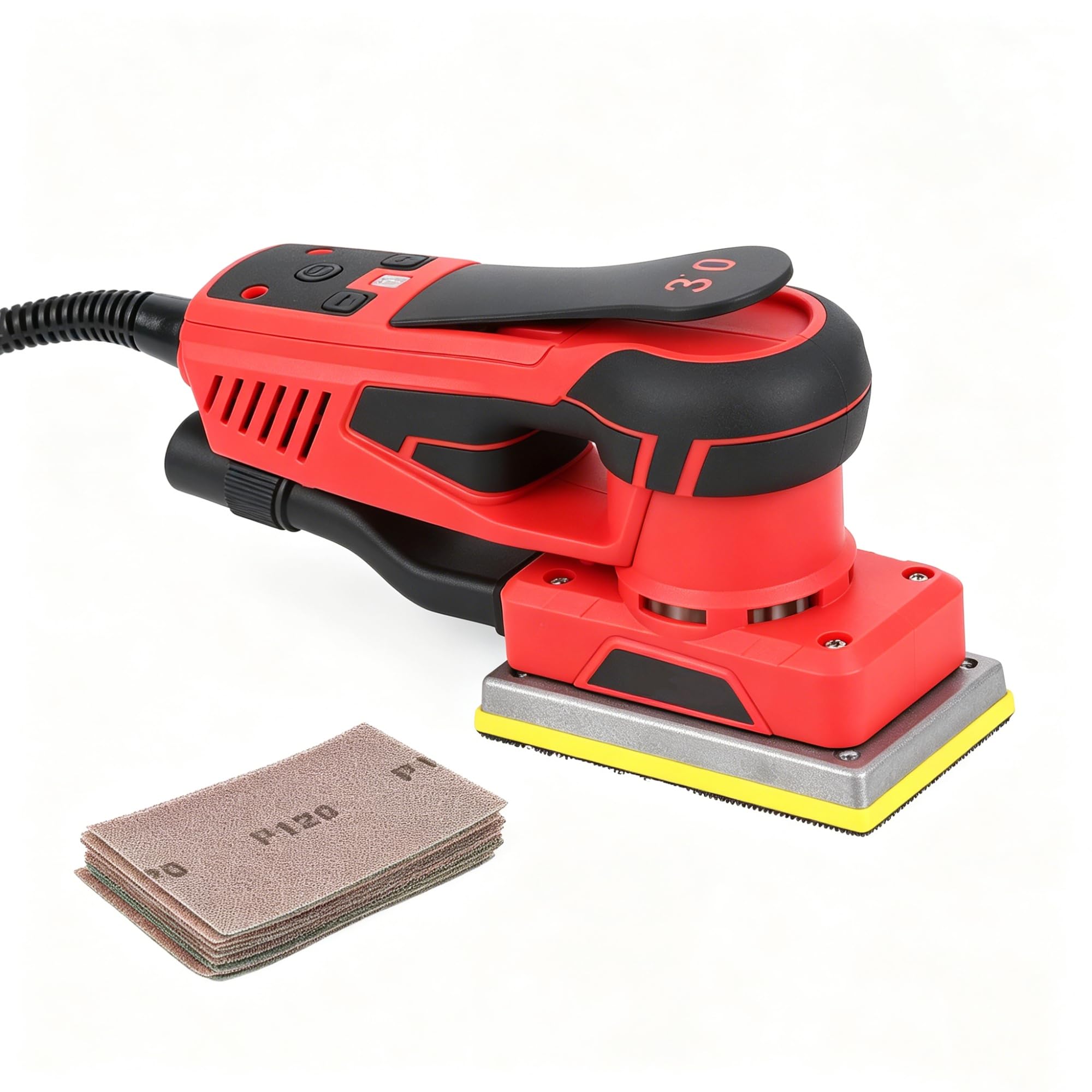 Ponceuse excentrique sans balais 350W, Faible vibration
