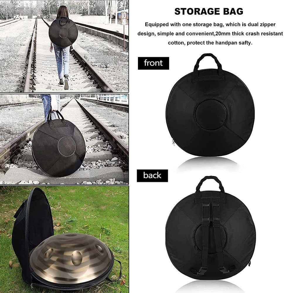 Amazon | 432HZ スチール ハンド ドラム、12 音ハンドパン ドラム