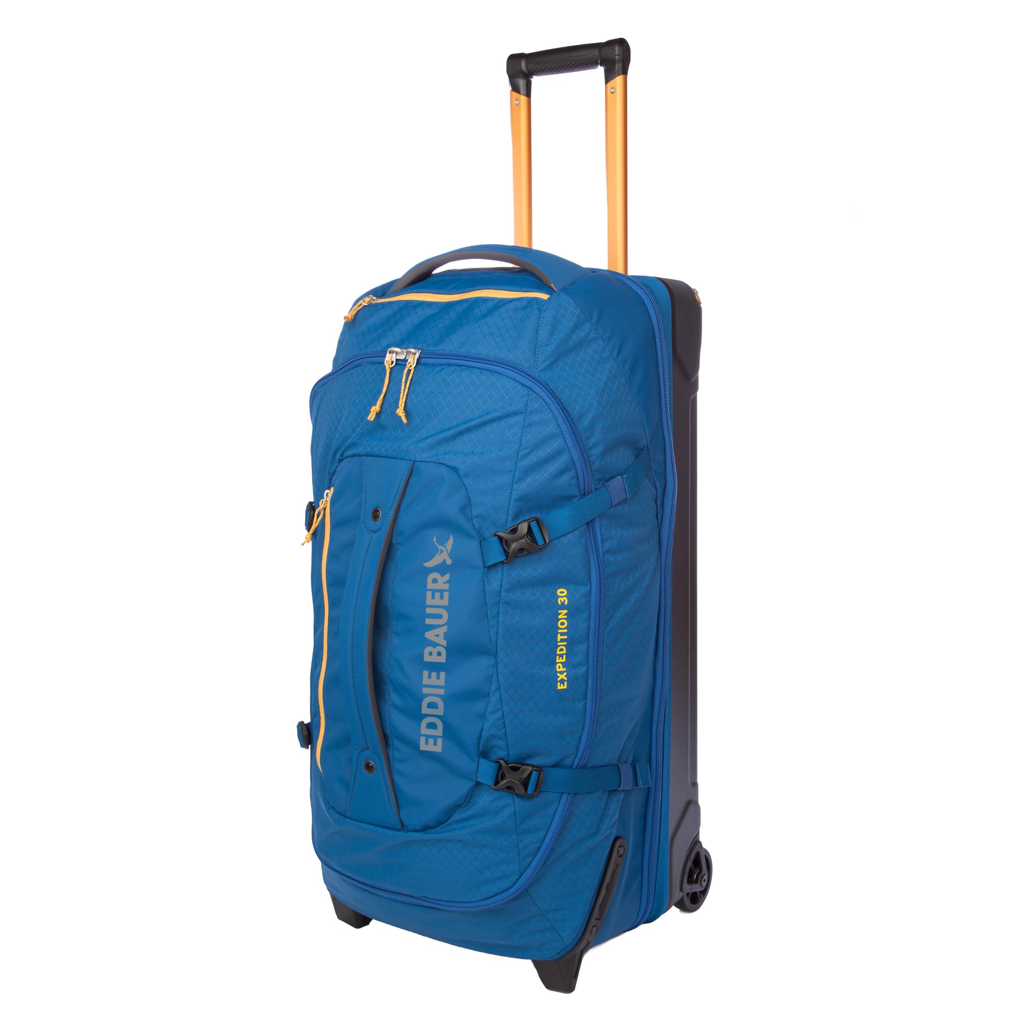 Eddie Bauer Expedition 30 Duffel 2.0 - Lightweight Travel Luggage Made From Rugged Polycarbonate and Nylon, True Blue