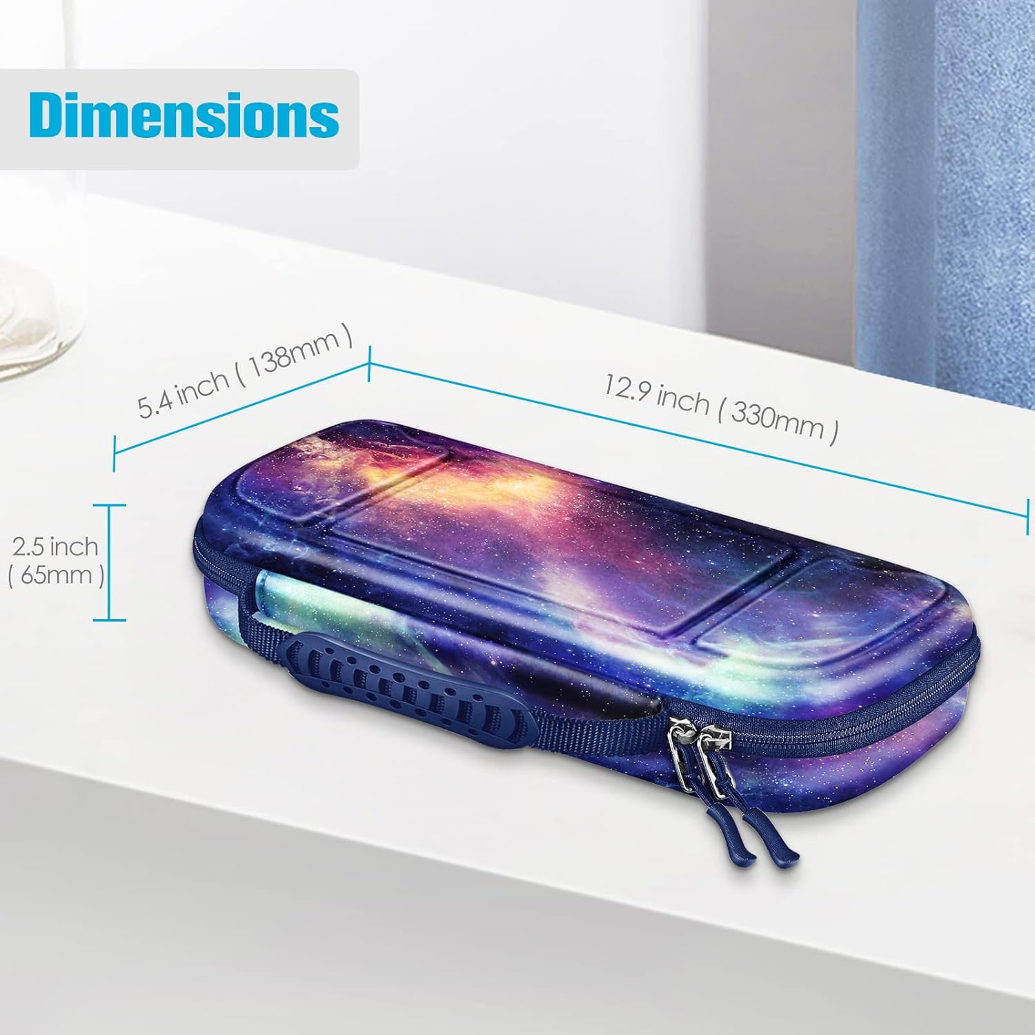 Fintie Carrying Case for Hori Nintendo Switch Split Pad Pro Controller - [Shockproof] Protective Cover Travel Bag w/30 Game Card Slots, Compatible with Nintendo Switch OLED Model - Image 9