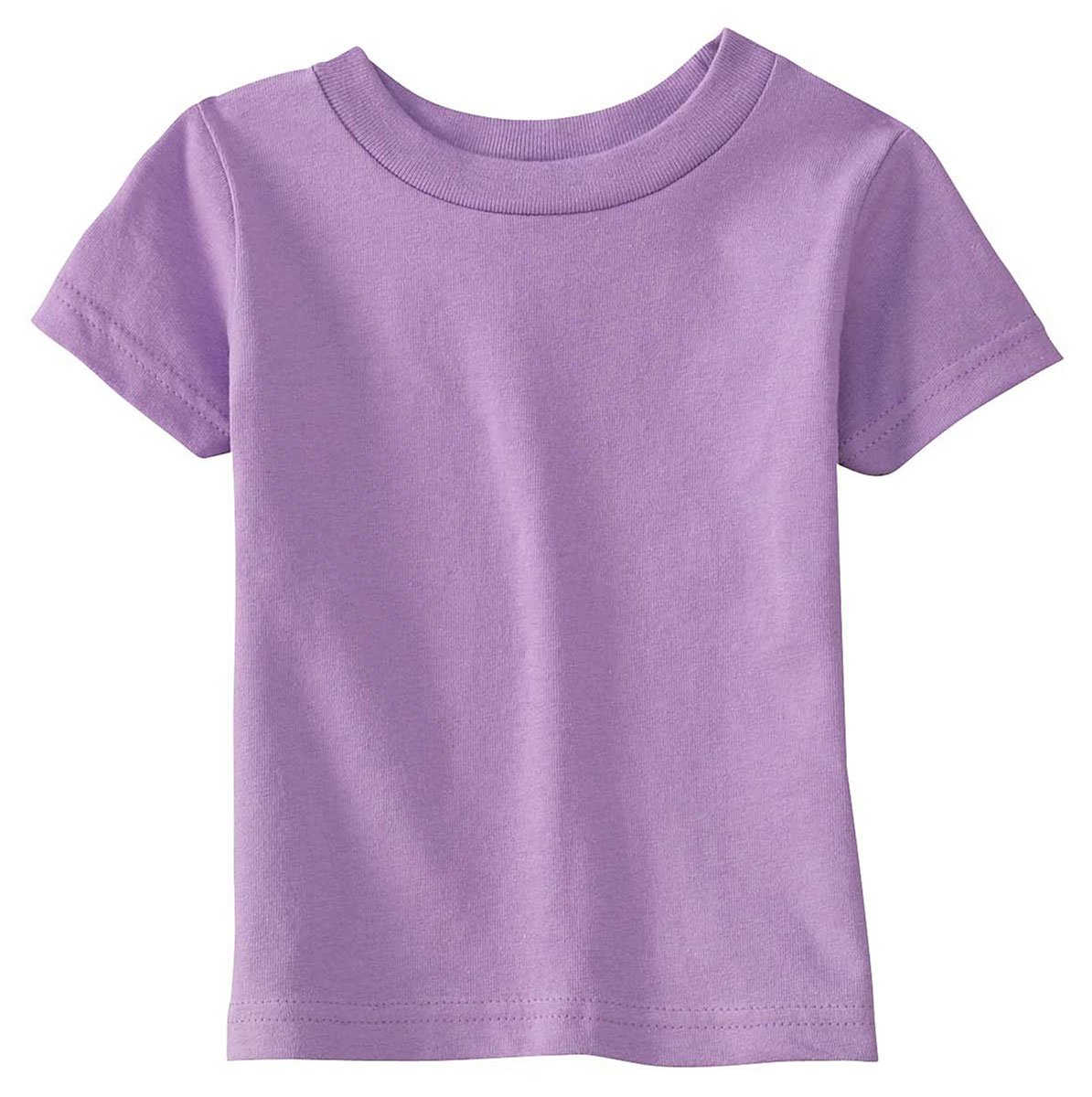 Rabbit Skins Infants'5.5 Oz. Short-Sleeve Jersey T-Shirt, 6MOS, Lavender