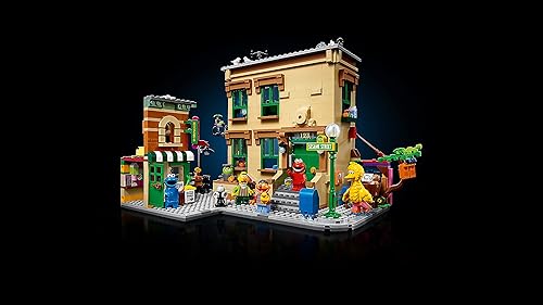 LEGO Ideas 123 Sesame Street 21324 — galinė pusė