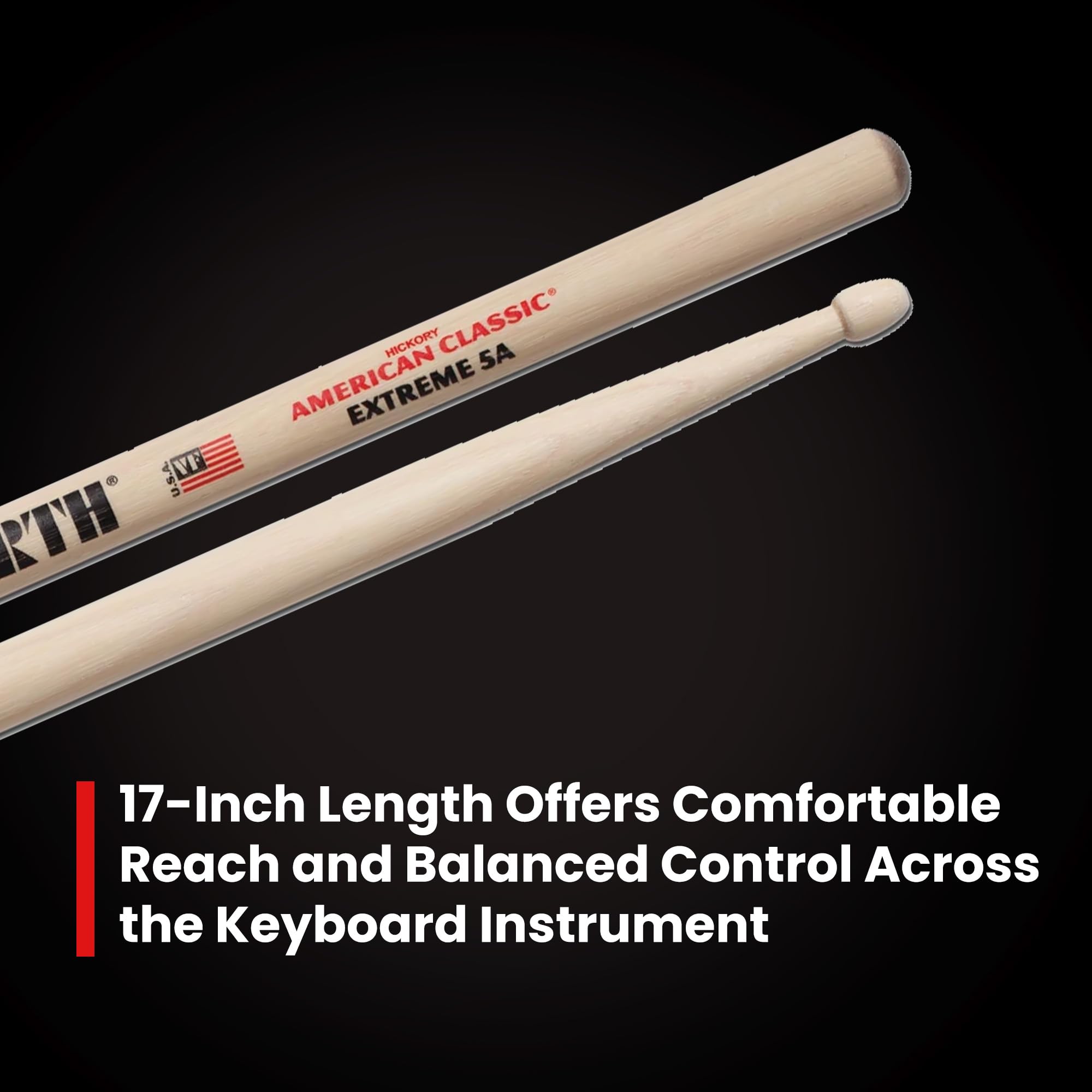 Amazon.com: Vic Firth American Classic Series Drumsticks - Extreme