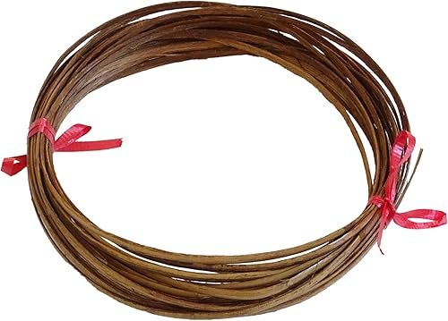 Cesta de silla de muebles planos de ratán con bastón de reparación natural, color marrón claro