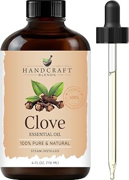 Handcraft Blends Clove Essential Oil - Huge 4 Fl Oz