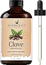 Handcraft Blends Clove Essential Oil – Huge 4 Fl Oz – 100%!P(MISSING)ure and Natural – Premium Grade Essential Oil for Diffuser and Aromatherapy, Skin, Massage, Candle and Soap Making Fragrance