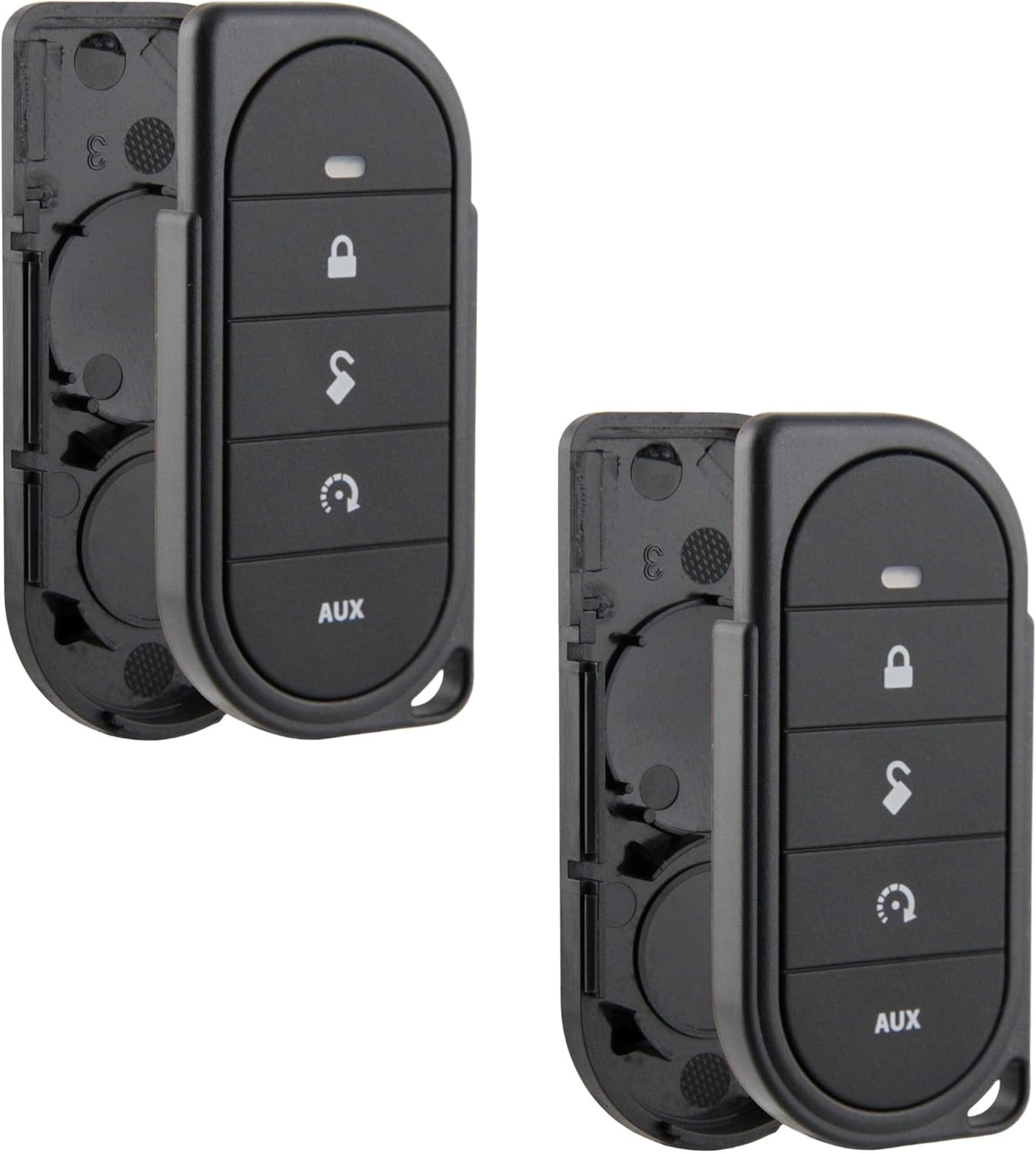 Key Fob Remote Shell Case Cover Replacement 5-Button for Viper 7656V 1-Way Plus