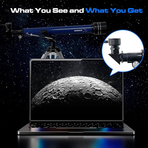 Nova200 Telescope Camera, 1080P USB Astronomy Camera, 1.25 Inch Electronic Eyepiece with Removable UV IR Cut Filter, UVC Plug and Play, ASCOM Driver Support for Lunar Planetary Imaging