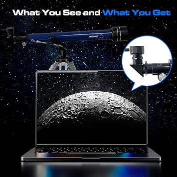 Nova200 Telescope Camera, 1080P USB Astronomy Camera, 1.25 Inch Electronic Eyepiece with Removable UV IR Cut Filter, UVC Plug and Play, ASCOM Driver Support for Lunar Planetary Imaging