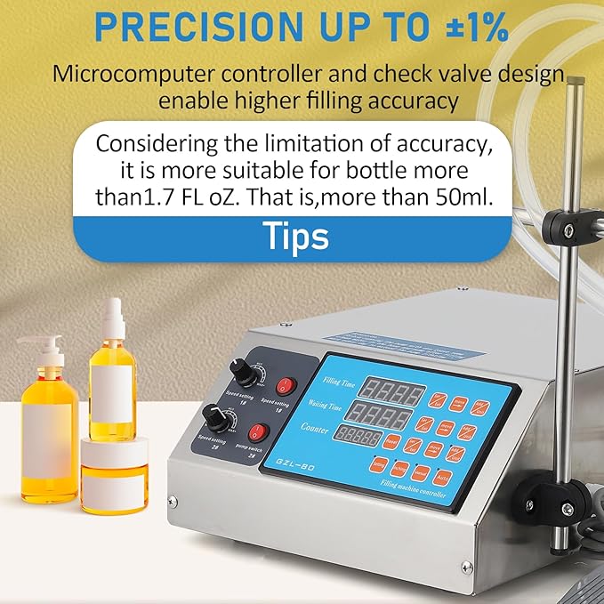 Llenadora Automática de Líquidos Digital Rango 1-135 fl oz D miniatura 6