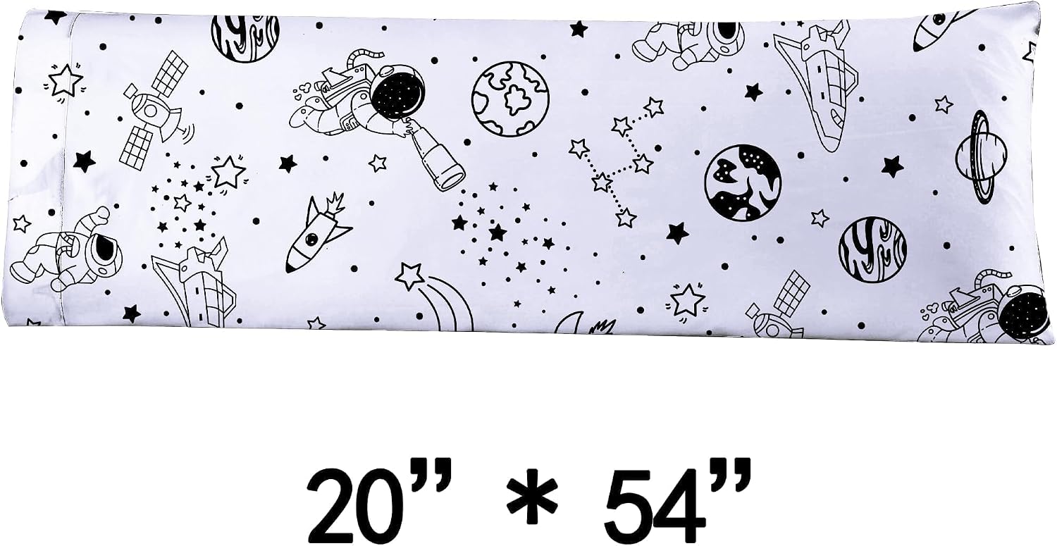 MAG 1Pcs Space Body Pillowcase 20*54, Kid,Boy,Teen Body pillow pillowcover