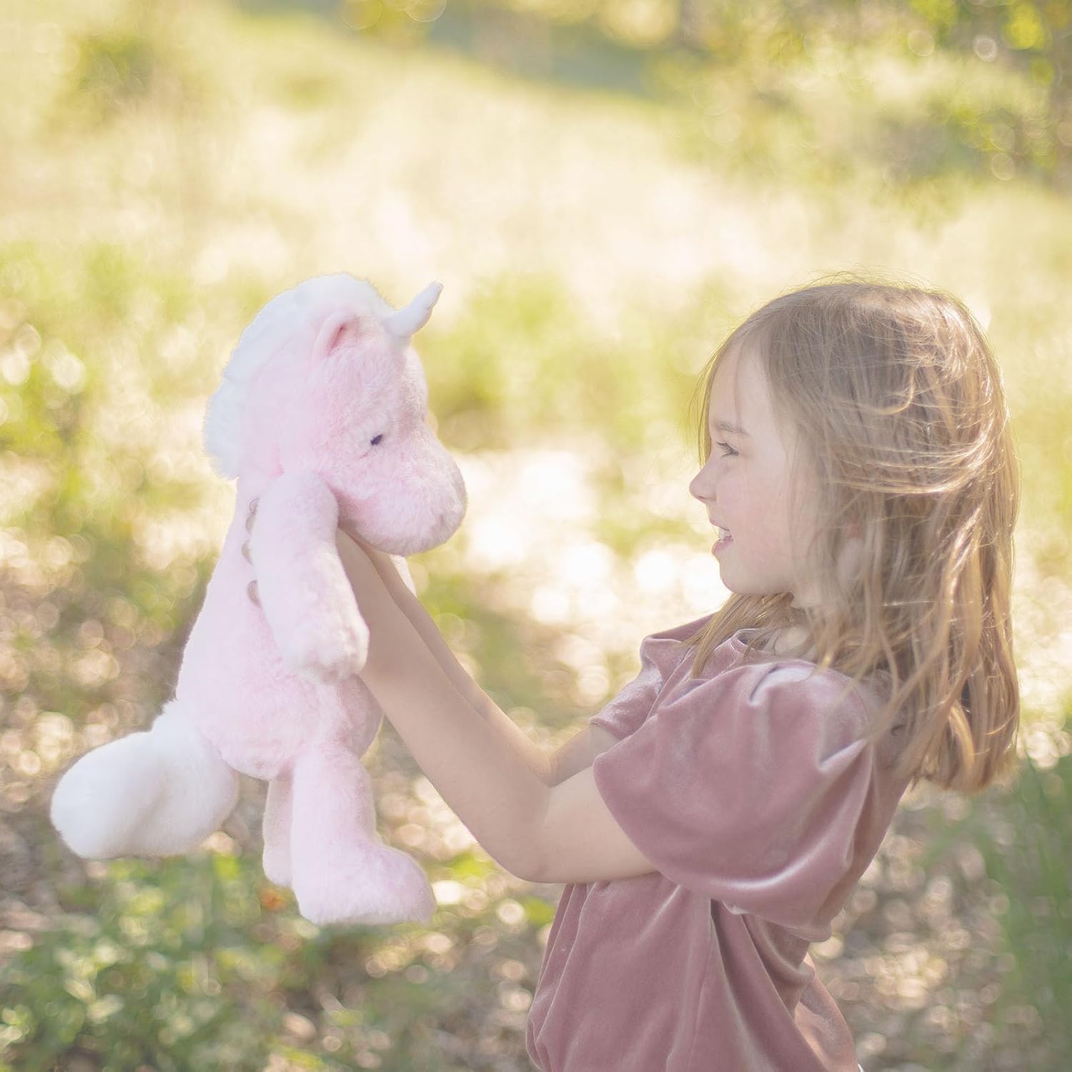 World's Softest Plush Stuffed Animal for Baby, Toddler, Kids, Adults - Adorable Toy Made from Kid-Friendly, Quality Materials - Lushee Rose Unity Unicorn, 16"