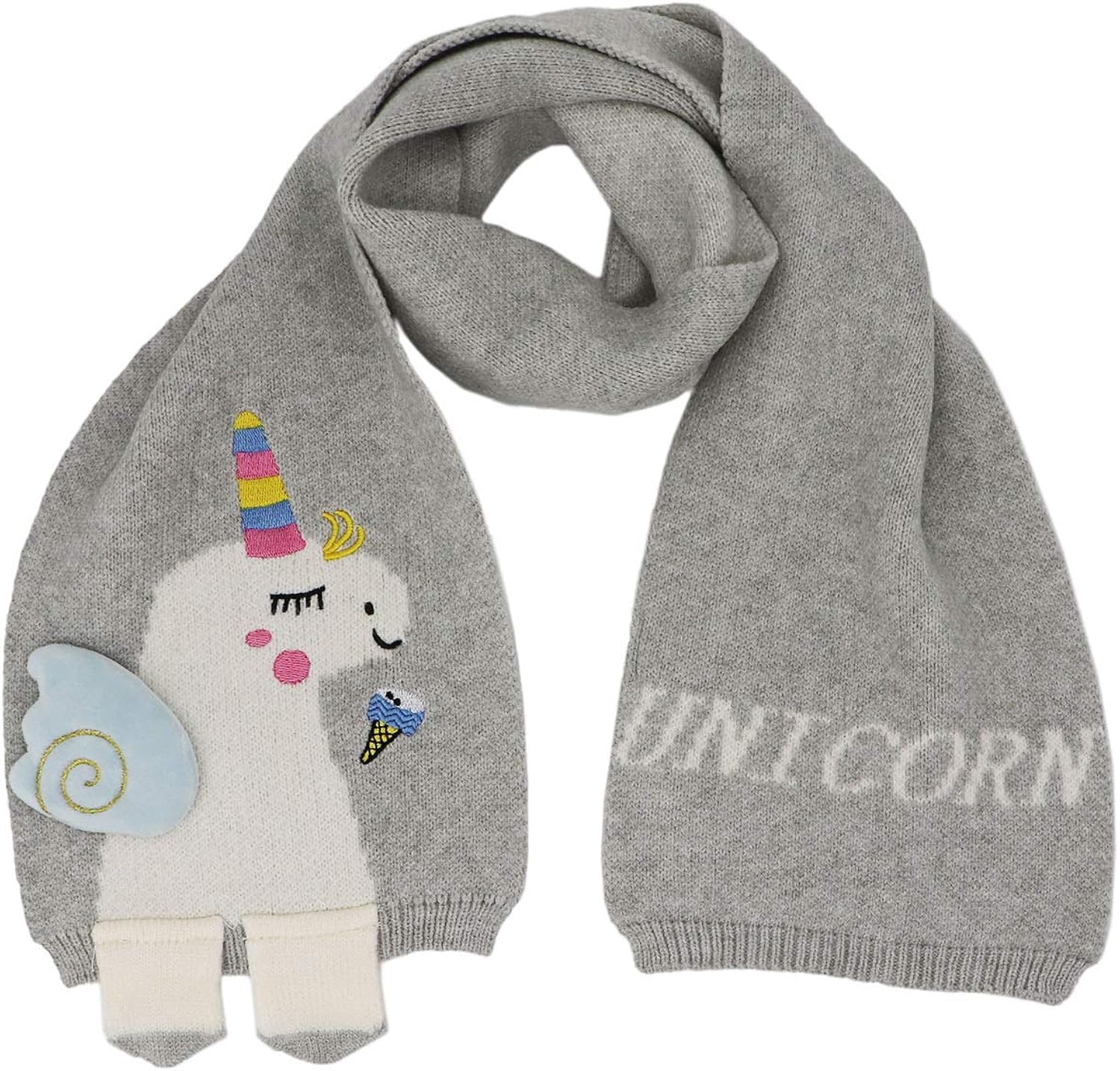 Kids Girls Boys Winter Cute Unicorn Scarf Shawl Warm Soft Cozy Fashion Knit Neck Warmer Scarfs Toddler: Clothing, Shoes & Jewelry