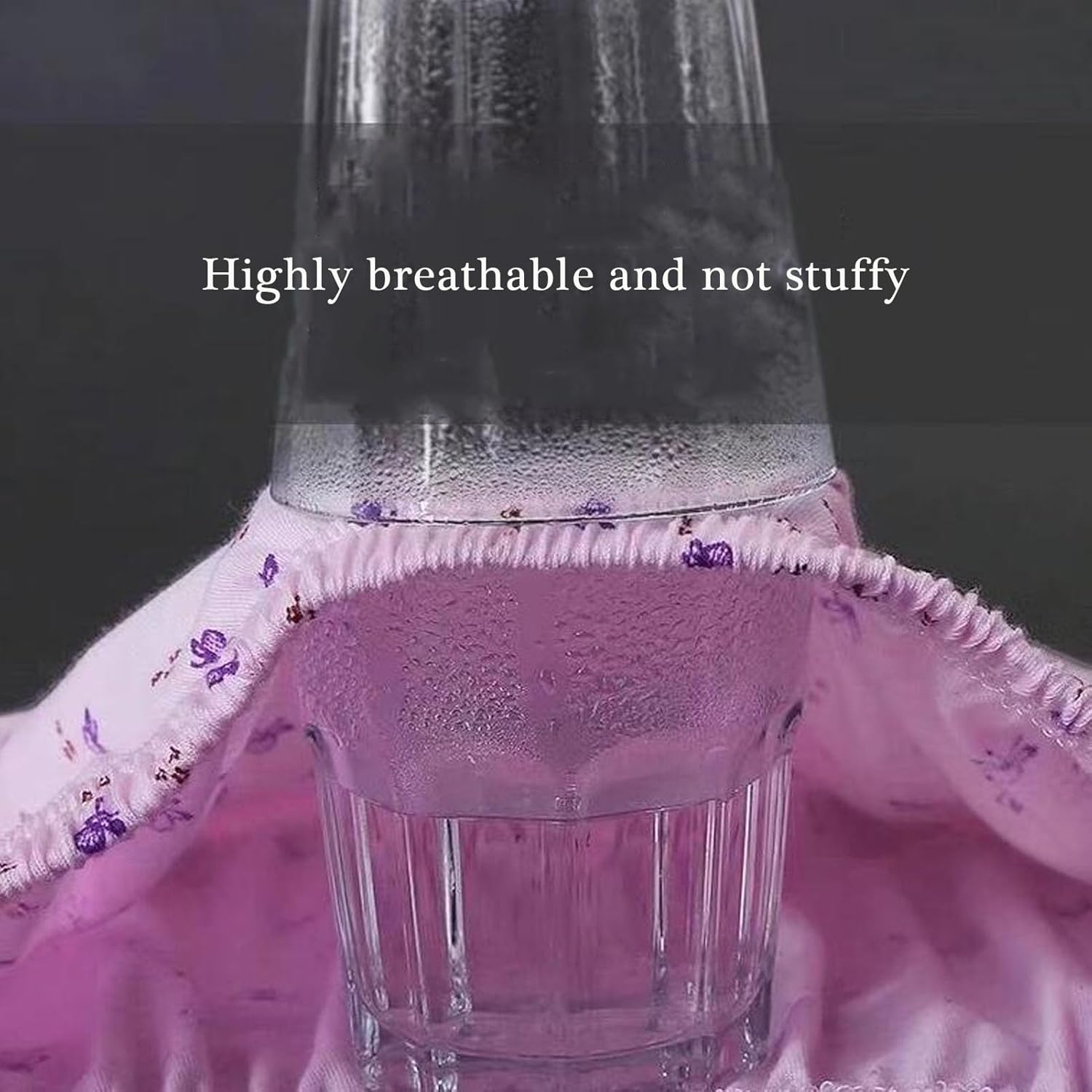 Cotton Women's Underwear Boxer Briefs Loose Soft Panties Shorts For Middle Elderly Ladies 5pcs - Image 4