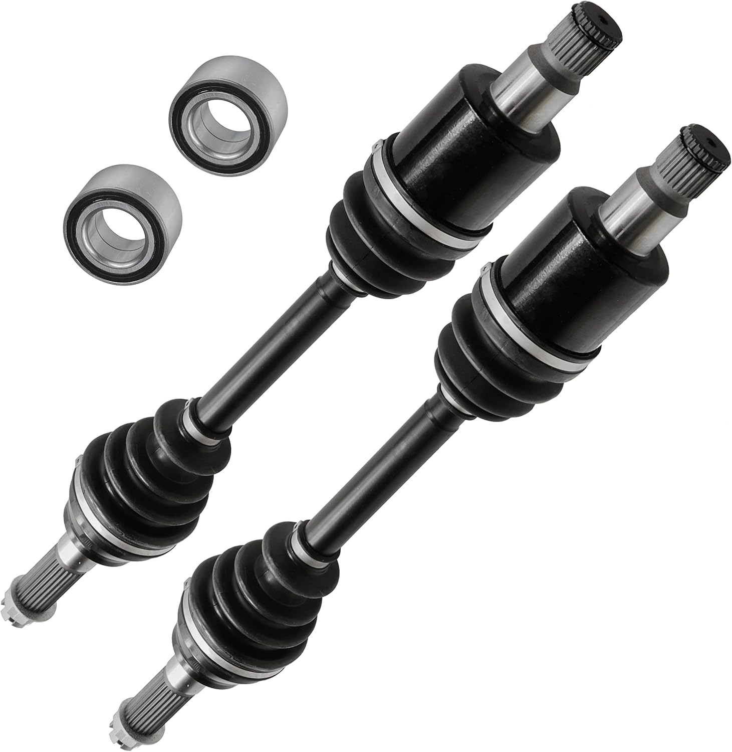 Caltric Rear Left and Right Cv Joint Axle with Bearing Compatible with Polaris 1332444 1332672 1332884 2203546