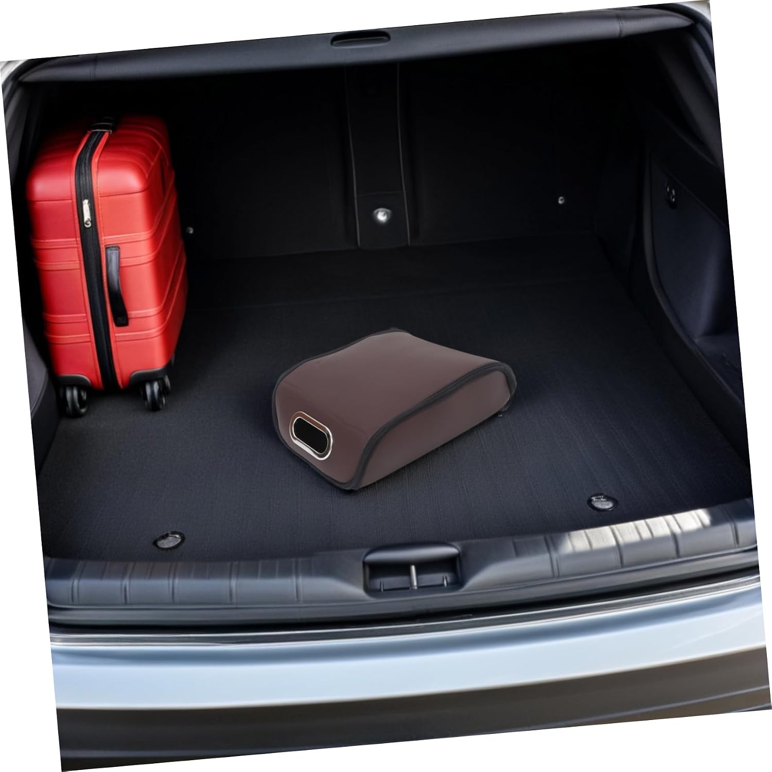 Storage Box Portable Waterproof Trunk Organizer with Handle and Zipper, Hard Plastic Shoe Storage for Cars, and Suvs, Suitable for High Heels, Sneakers, and Boots