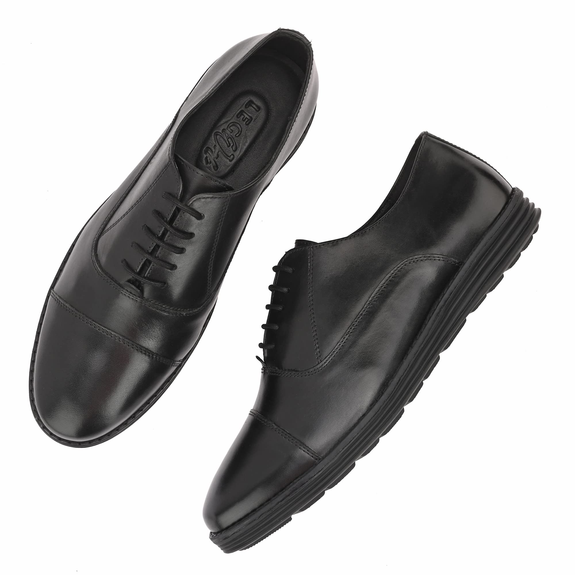Legwork Mens Leather Police Oxford 2.0 Shoes for Men and Boys (8_Black) (B0C6DXT2M8) Amazon Price History, Amazon Price Tracker