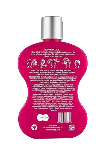 Miniatura 2 de Coil I.T. Formula - Para hombres y mujeres, para peinar el cabello rizado, definir, peinar, acondicionar la cabeza, giros y ajuste, rebote y