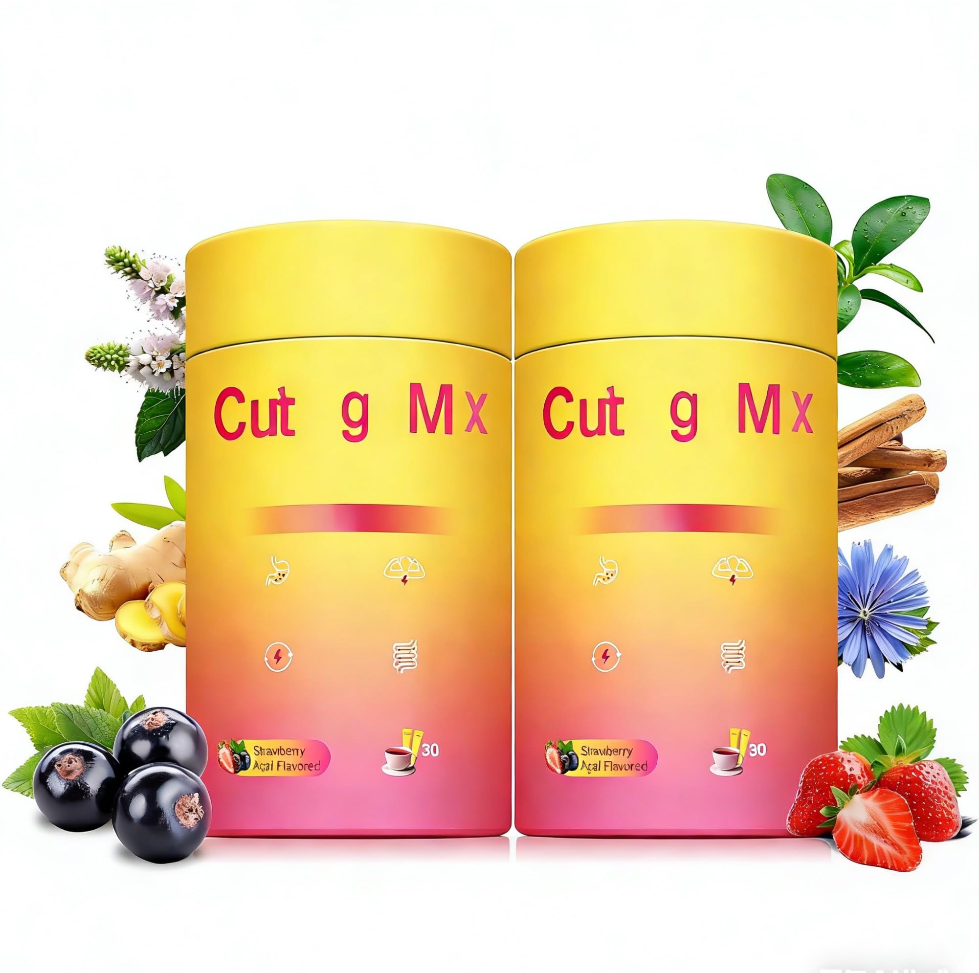 Bebida «Cutting-Mix» para el fitness, paquete de 2 unidades