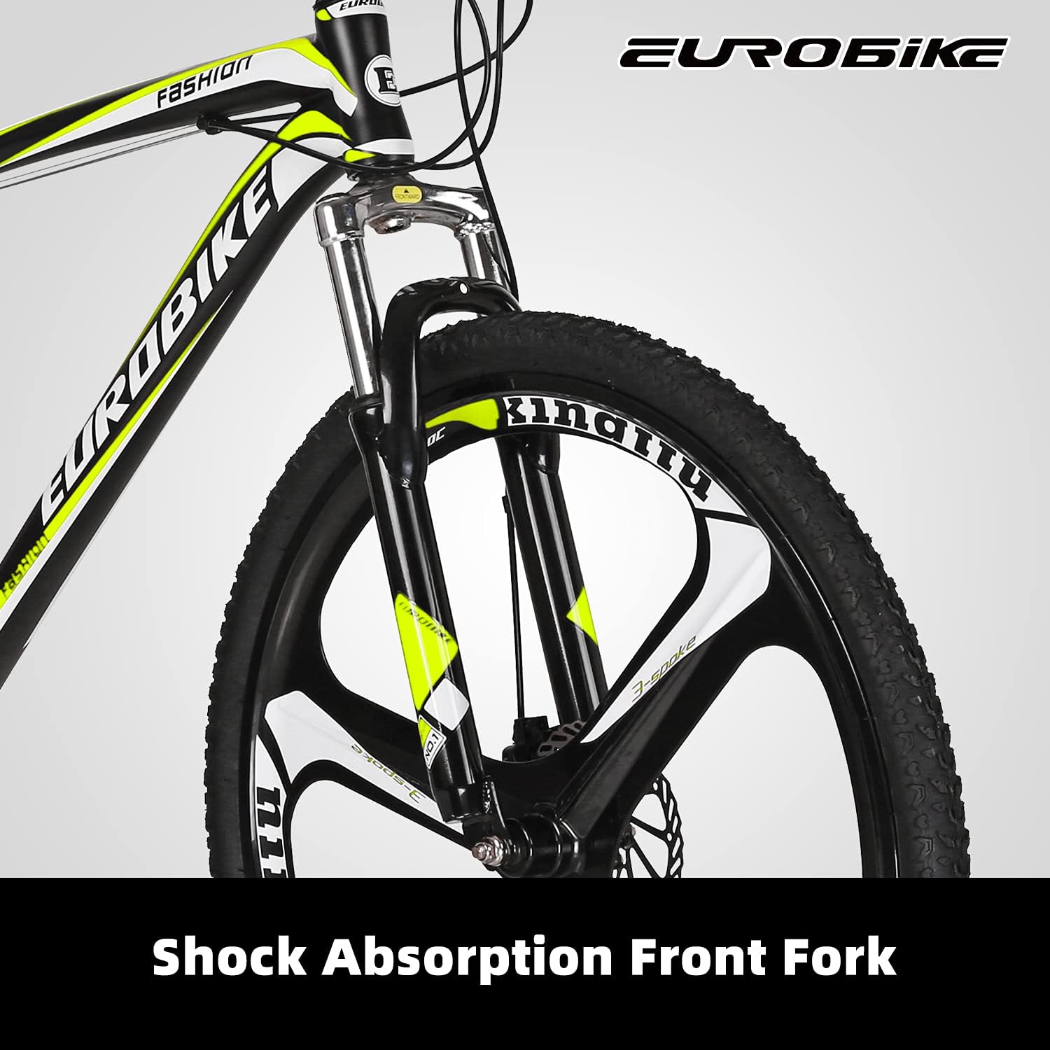 26 Inch Bike EUROBIKE Folding Mountain Bike 21-Speed, 26 - Main Image