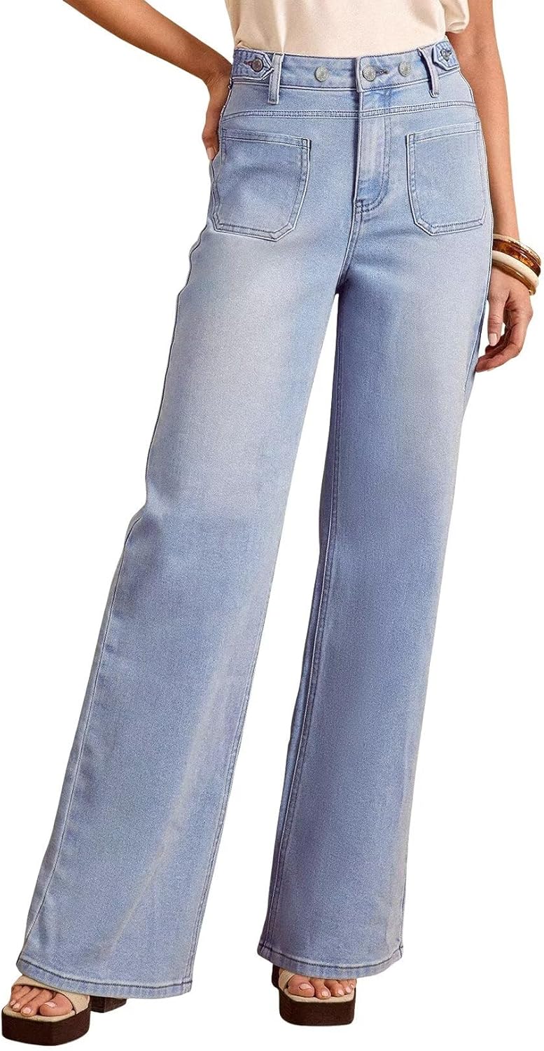 Allimy Womens Jeans High Waisted Straight Leg Baggy Boyfriend Jeans for Women Trendy 2025 Cargo Pants