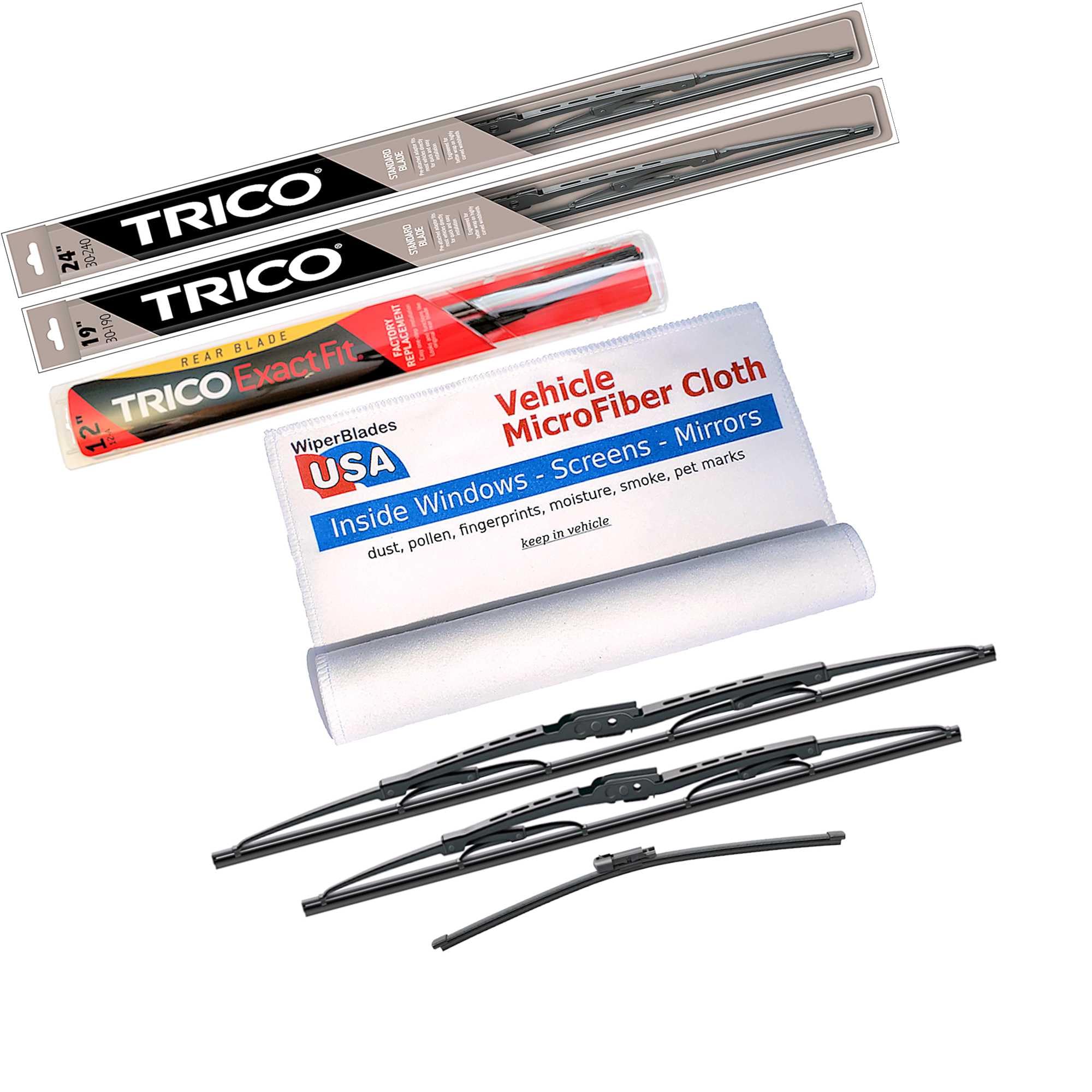 Amazon.com: WiperBladesUSA Wiper Set compatible with Dodge Journey