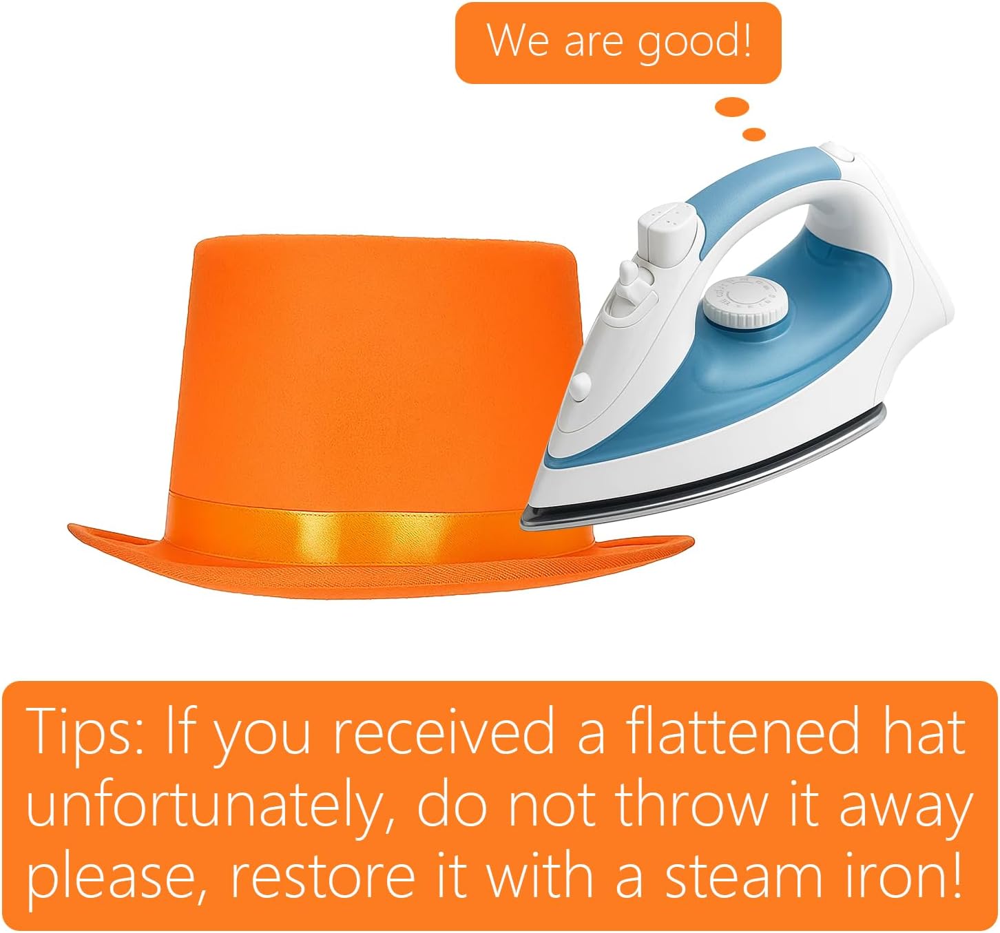 AMNPOLEN Men Lloyd and Harry Costume Blue Suit Orange Tuxedo Coat Hat Bow Tie 90s Movie Halloween Cosplay Outfit
