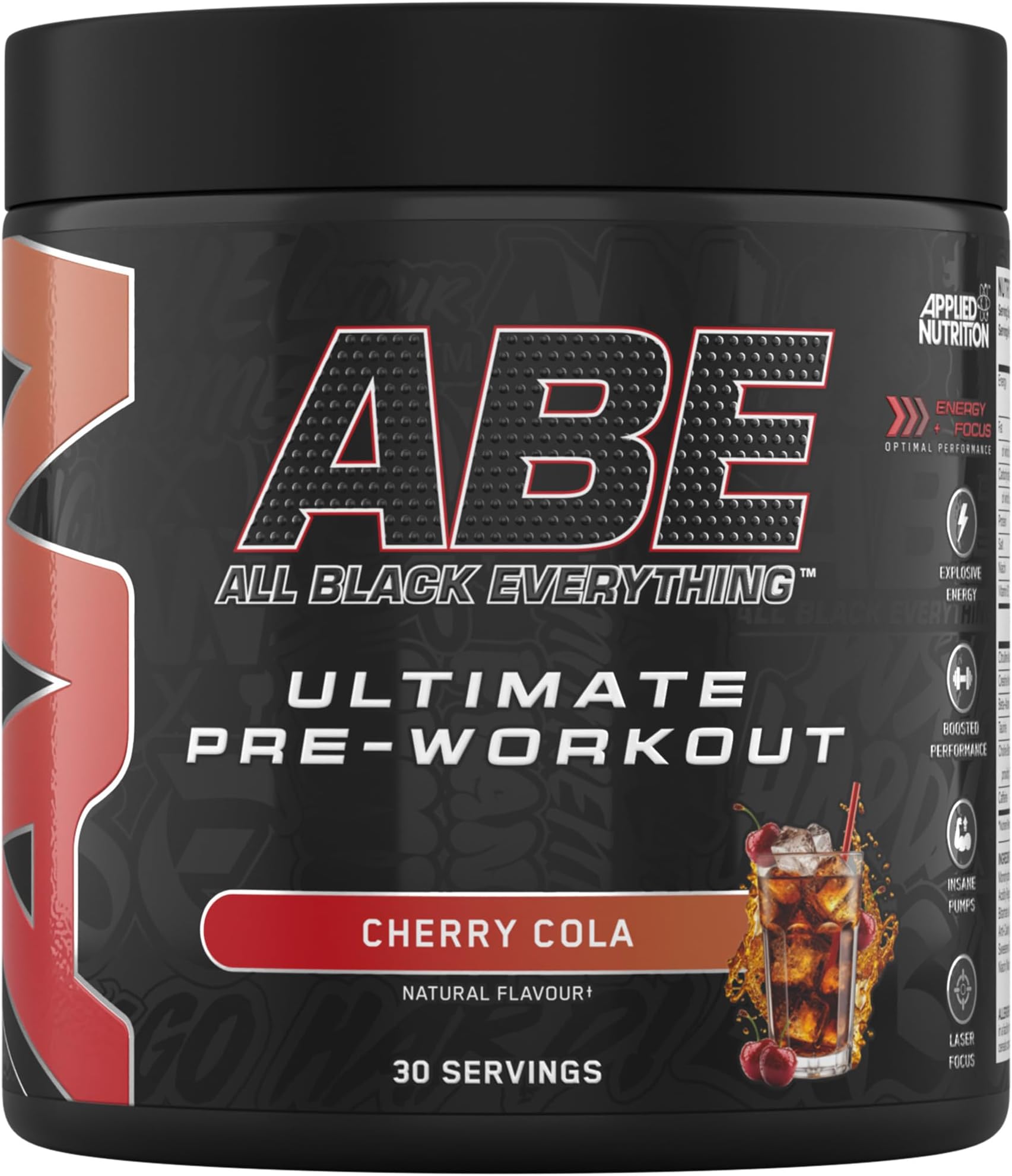 Applied Nutrition ABE Powder Pre Workout Food Supplement (375g - 30 Servings) (Cherry Cola)