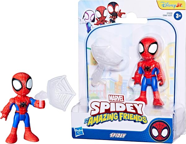 Hasbro Marvel, Spidey e i Suoi Fantastici Amici, Spidey, Giocattolo con Accessorio - 1