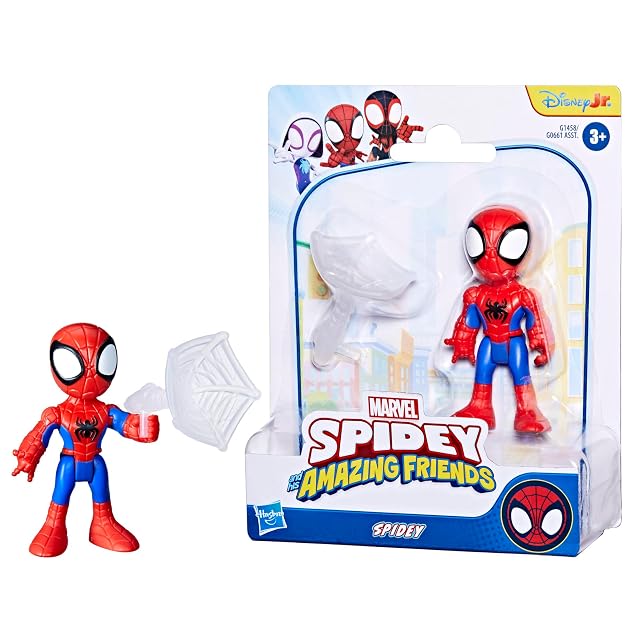 Marvel Spidey and His Amazing Friends, Juguete Spidey con Accesorio