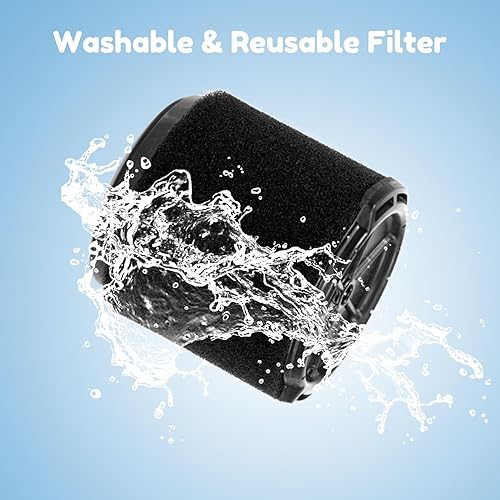 Miniatura 7 de Paquete de 2 filtros de repuesto VF3700 para Ridgid para aspiradora Shop Vac de 3 a 4.5 galones, compatible con WS0301VA WS0400DE WS14045