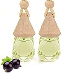 Car Air Freshener Diffuser Jasmine Cedar Breeze Scent 2 Pack, Hanging Air Freshener Diffuser Long Lasting Vent Clip, Automotive Air Fresheners Perfect for Birthday, Valentine's Day
