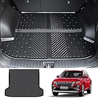 Vista 8 de Alfombrilla de respaldo para Hyundai Tucson 2022-2025 para todo tipo de clima, protector de asiento trasero de elastómero termoplástico, forro