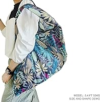 Vista 30 de HAPPYHEDI - Bolsas de comestibles plegables y reutilizables, lavables, asas largas, bolsa plegable, resistente a granel