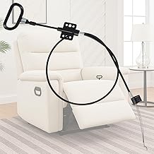 Podoy Recliner Pull Cable ." Replacement for Sofa Chair Universal 44.5", Recliner Release Cable Replacement D-Ring Pull Handle